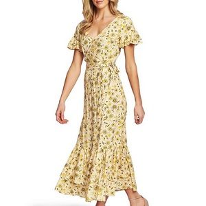 CeCe: Floral Print Maxi Dress